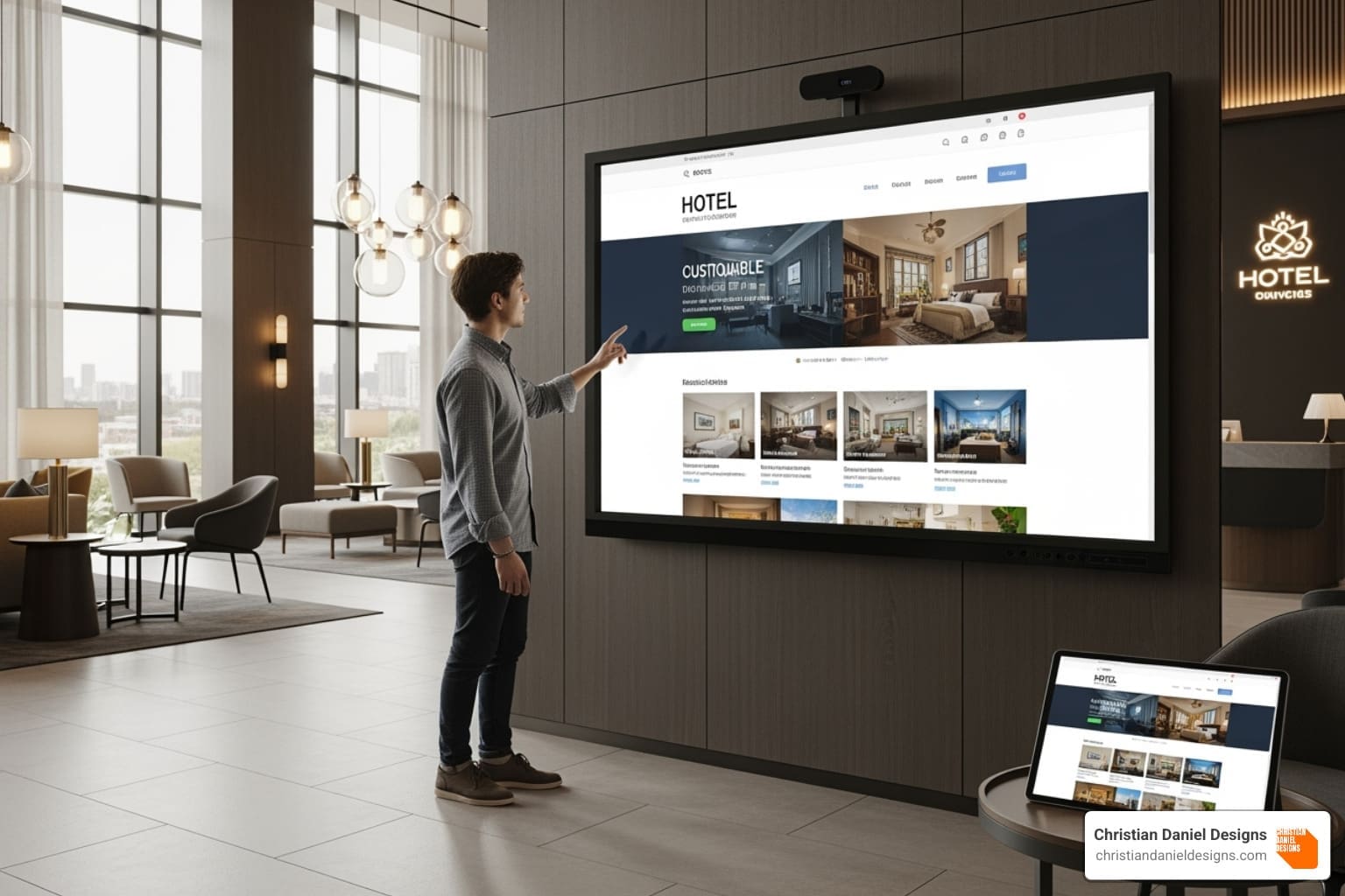 Custom hotel websites