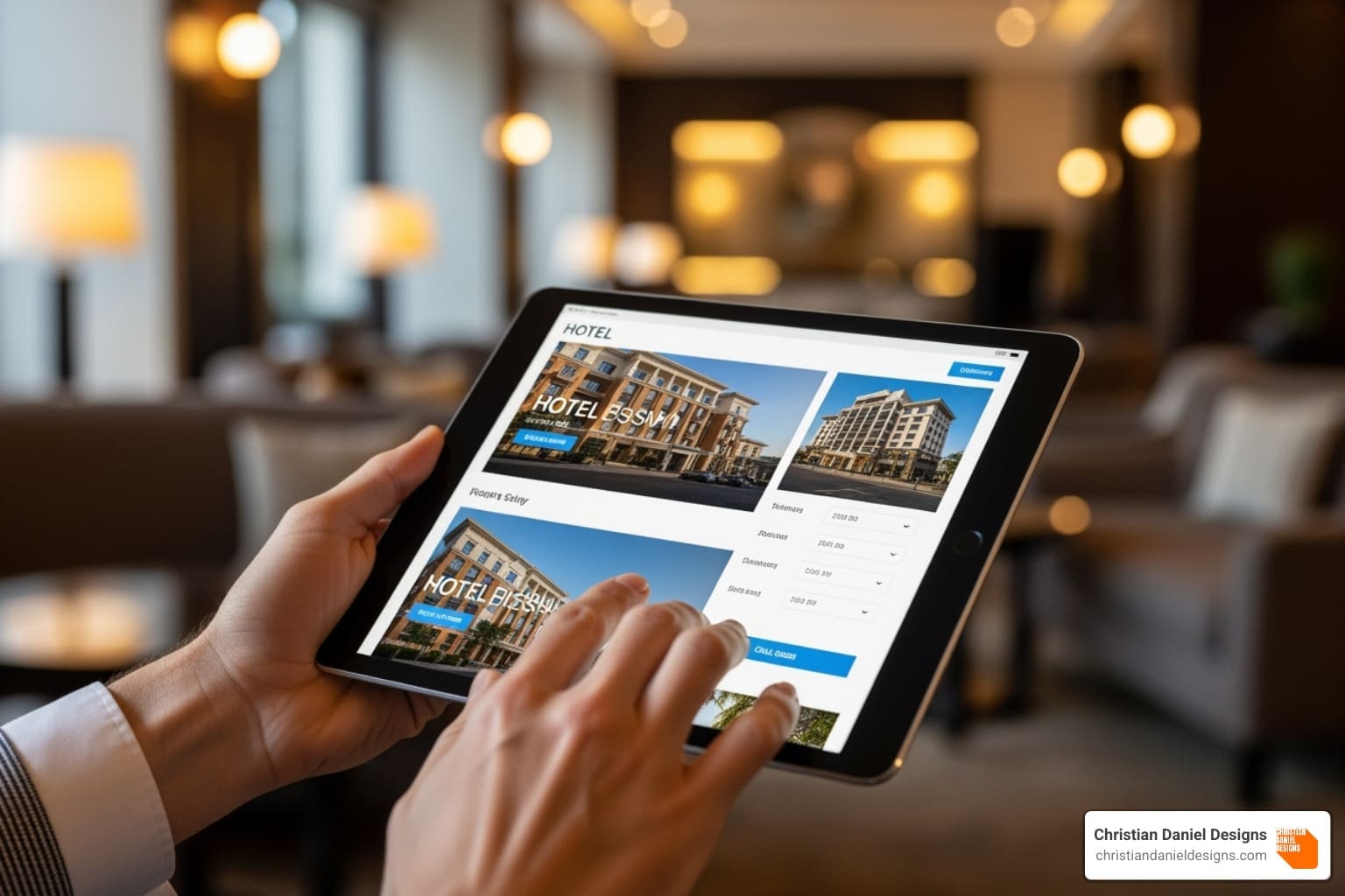 hospitality website development