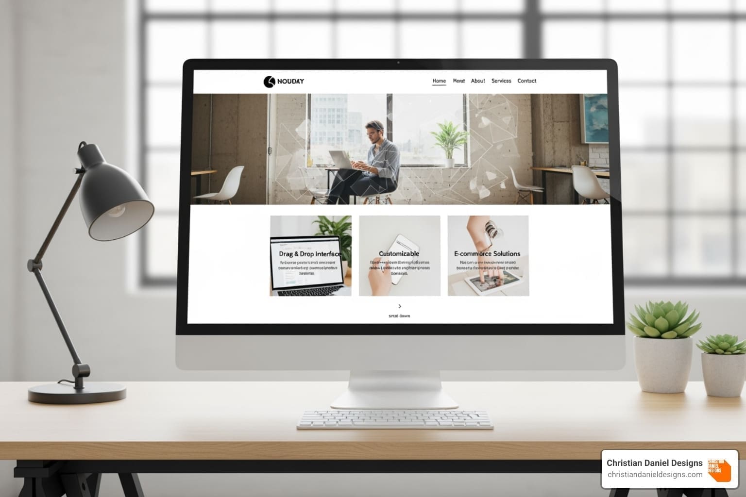 Fluid Engine editor in action - square space website design Fluid Engine editor in action - square space website design