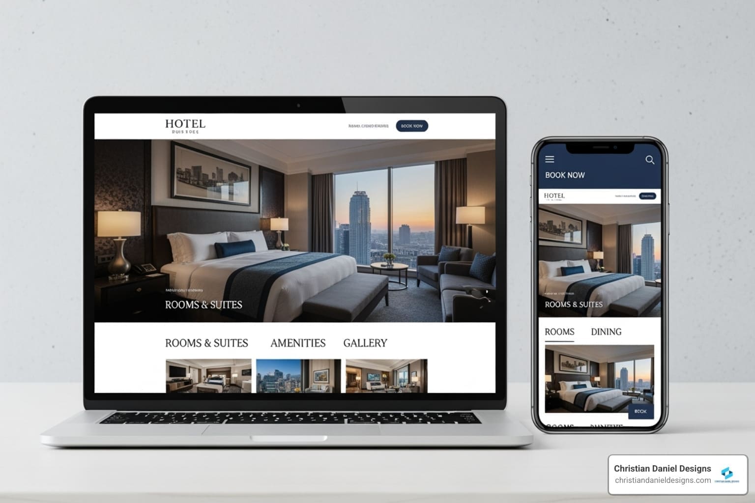Hotel website development