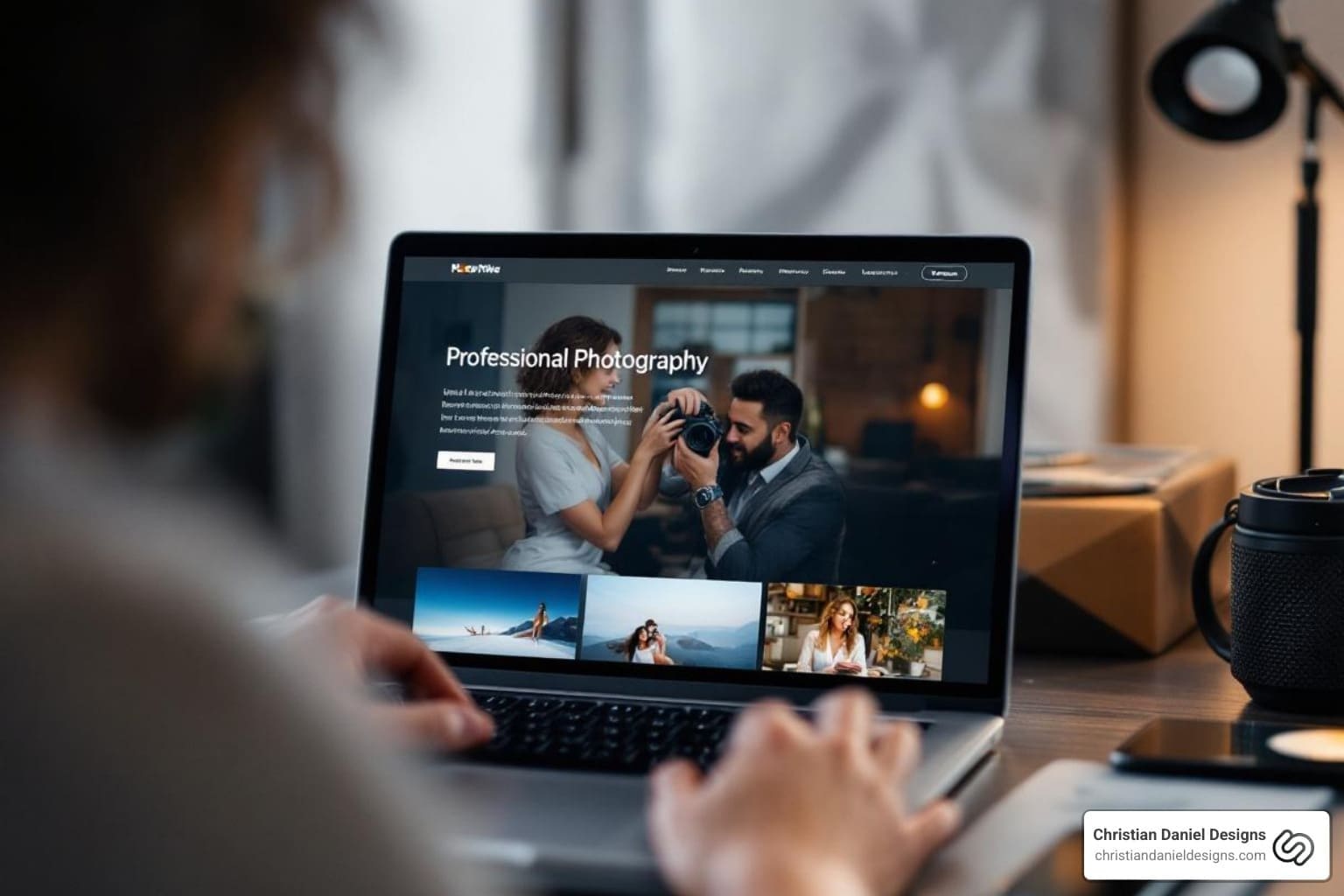 how to build a photography website on squarespace