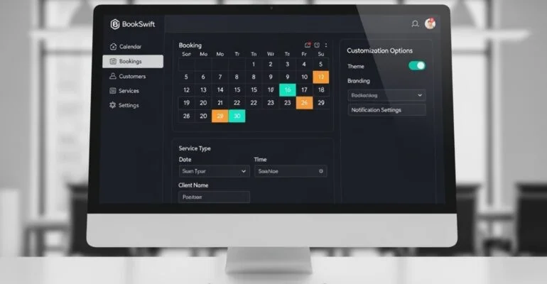 Custom booking engine by NYC web designer Christian Daniel Designs