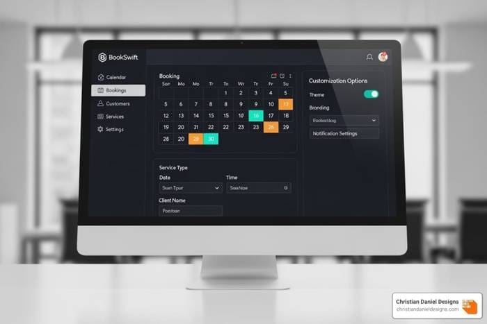 Custom booking engine by NYC web designer and video editor