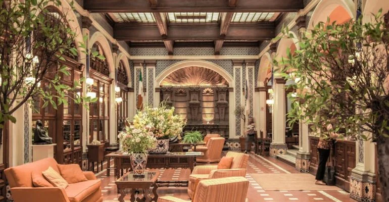 Elegant hospitality branding by NYC web designer and video editor.