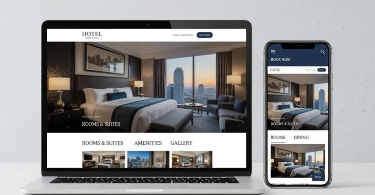 Hotel website development