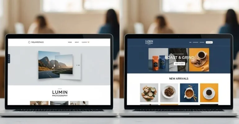 squarespace website designs