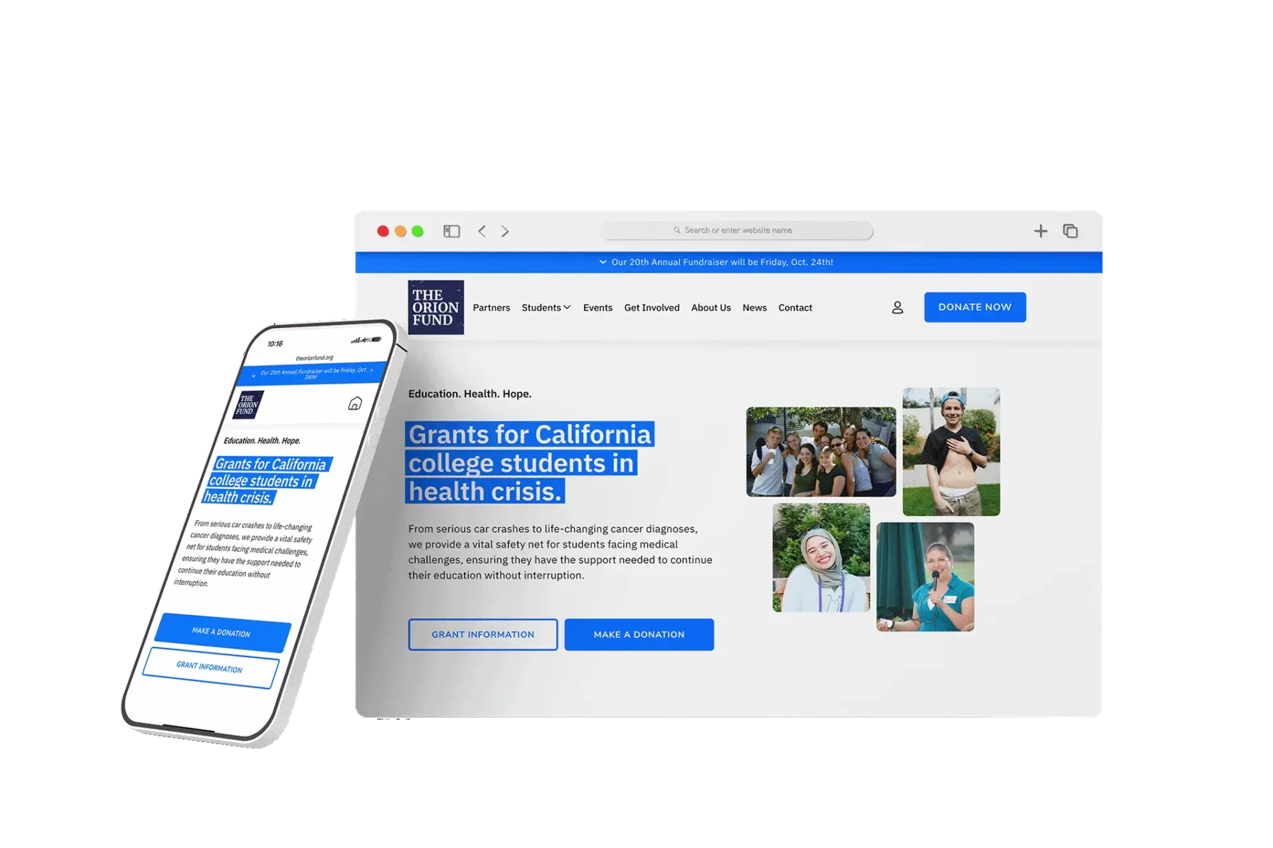 Squarespace Non-Profit Website Design