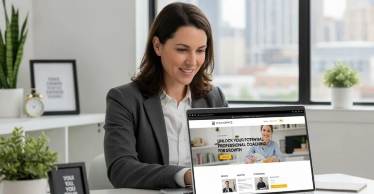 squarespace coaching websites