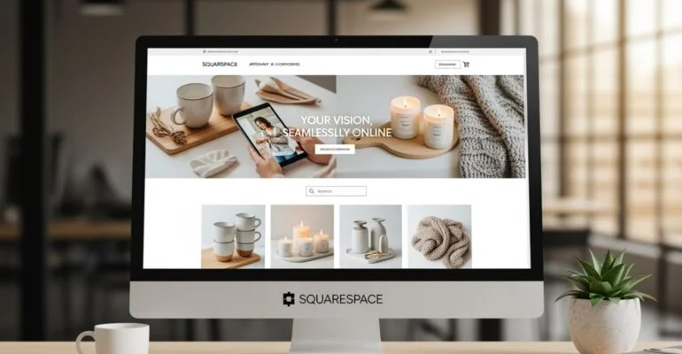 Squarespace ecommerce website design by NYC web designer